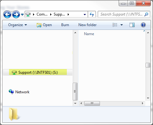 select folder in windows