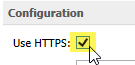 The HTTPS option is selected.