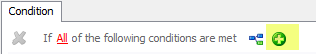 add condition button add filter filters