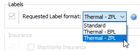 Select Thermal ZPL