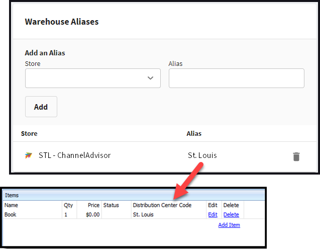 showing st. louis alias in the hub