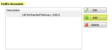 add button fedex account