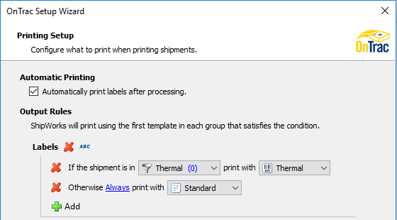 WIZ_AddCarrier_OnTrac_PrintingSetup