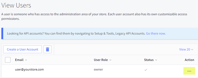 Edit a bigcommerce user