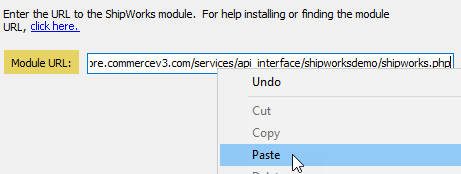 generic paste store url wizard add store