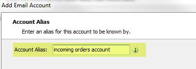 email account alias