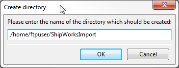 filezilla name directory