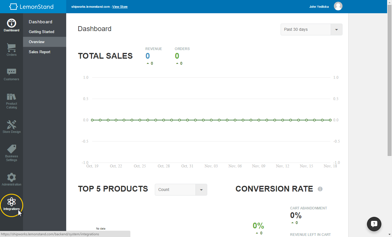 lemonstand integrations