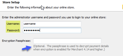 miva add store credentials