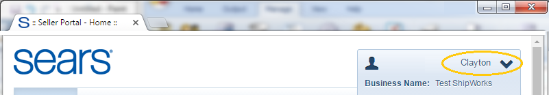 sears account name