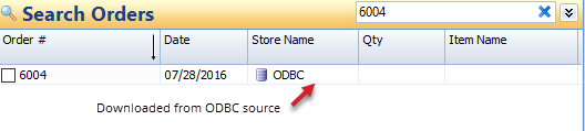 store name odbc