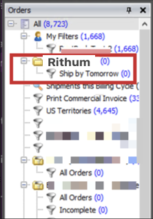 Ship by tomorrow filter in the filters panel