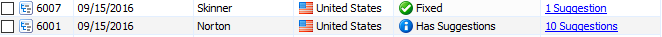 example of address validation fixing an address