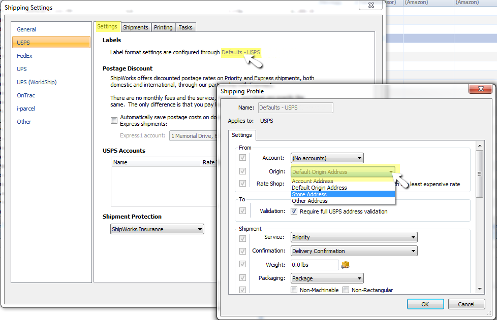 Tips Tricks Configure Origin Addresses ShipWorks