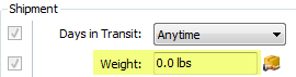 set default weight for best rate