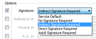 FedEx indirect signature required