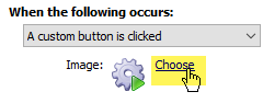 click choose to select an image icon
