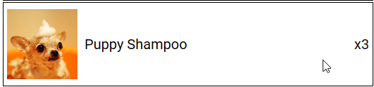 quantity 3 of product puppy shampoo
