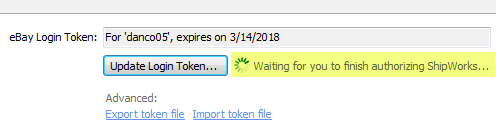  Update Your Login Token – ShipWorks