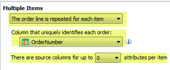 lines are repeated items mapping generic file