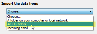 generic file import data from ftp