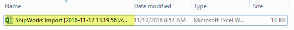 generic file import file in windows complete with date