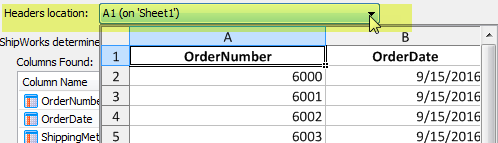 column headers excel import file