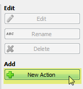 new action button