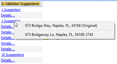 address validation suggestions