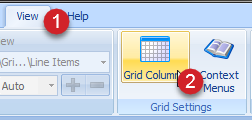 view > grid columns