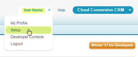 cloudconversion username setup