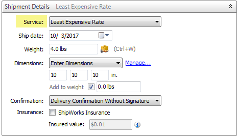 amazon shipping select service least expensive rate